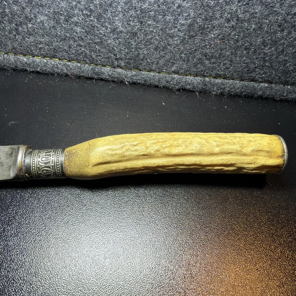 Antique Joseph Rodgers & Sons‎ Sheffield butcher Knife Majesty 19th C English